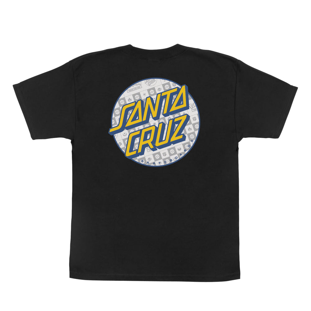 Santa Cruz Pokémon Energy Dot Youth S/S Midweight T-Shirt - Black