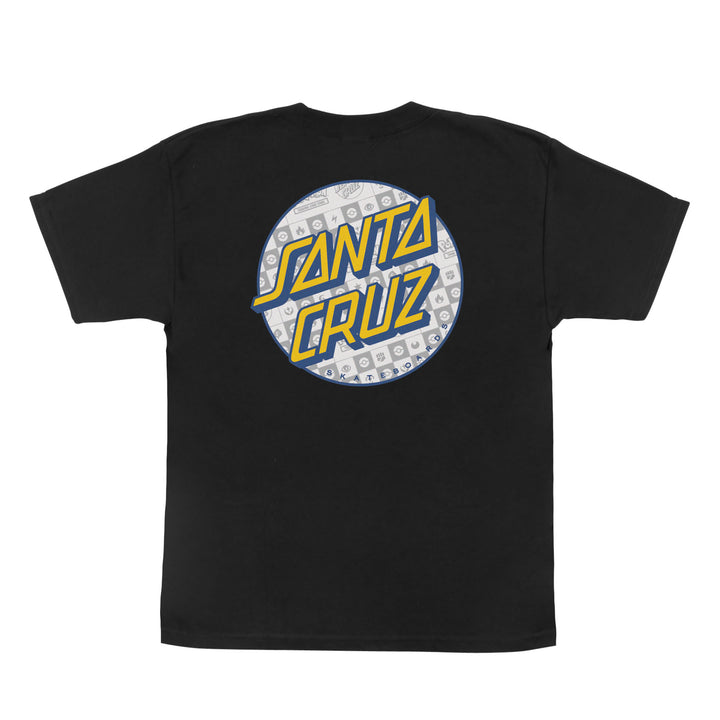 Santa Cruz Pokémon Energy Dot Youth S/S Midweight T-Shirt - Black