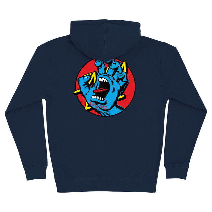 Santa Cruz Hand Dot Zip-Up Hooded Sweatshirt
