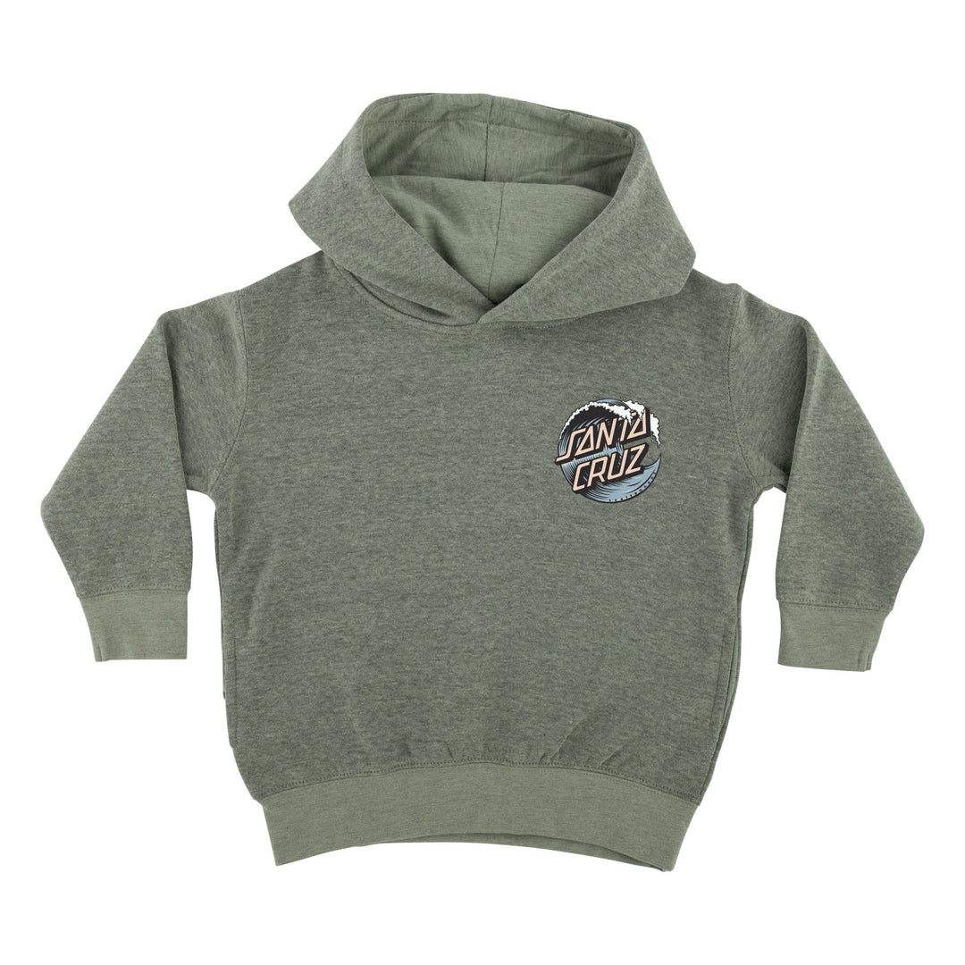 Santa Cruz Wave Dot Kids Size Pull-Over Hooded Sweatshirt