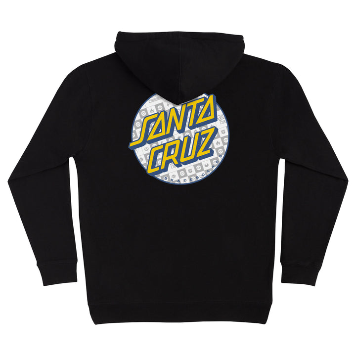 Santa Cruz Pokémon Energy Dot P/O Hooded Midweight Sweatshirt - Black