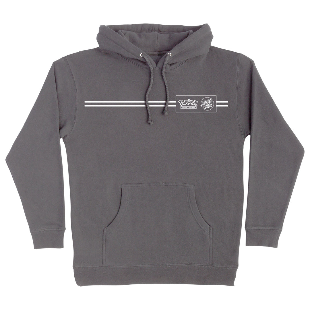 Santa Cruz Pokémon Energy Dot P/O Hooded Midweight Sweatshirt - Charcoal