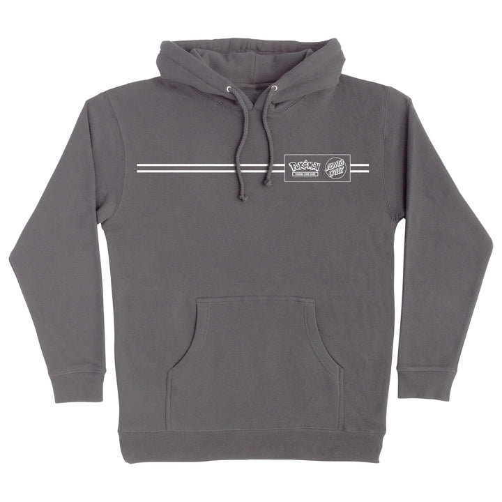 Santa Cruz Pokémon Energy Dot P/O Hooded Midweight Sweatshirt - Charcoal