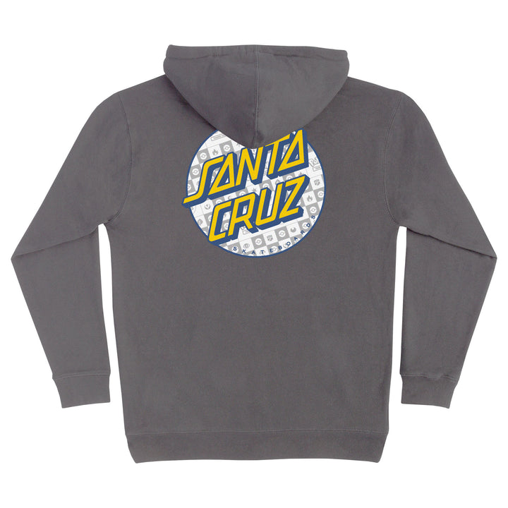 Santa Cruz Pokémon Energy Dot P/O Hooded Midweight Sweatshirt - Charcoal