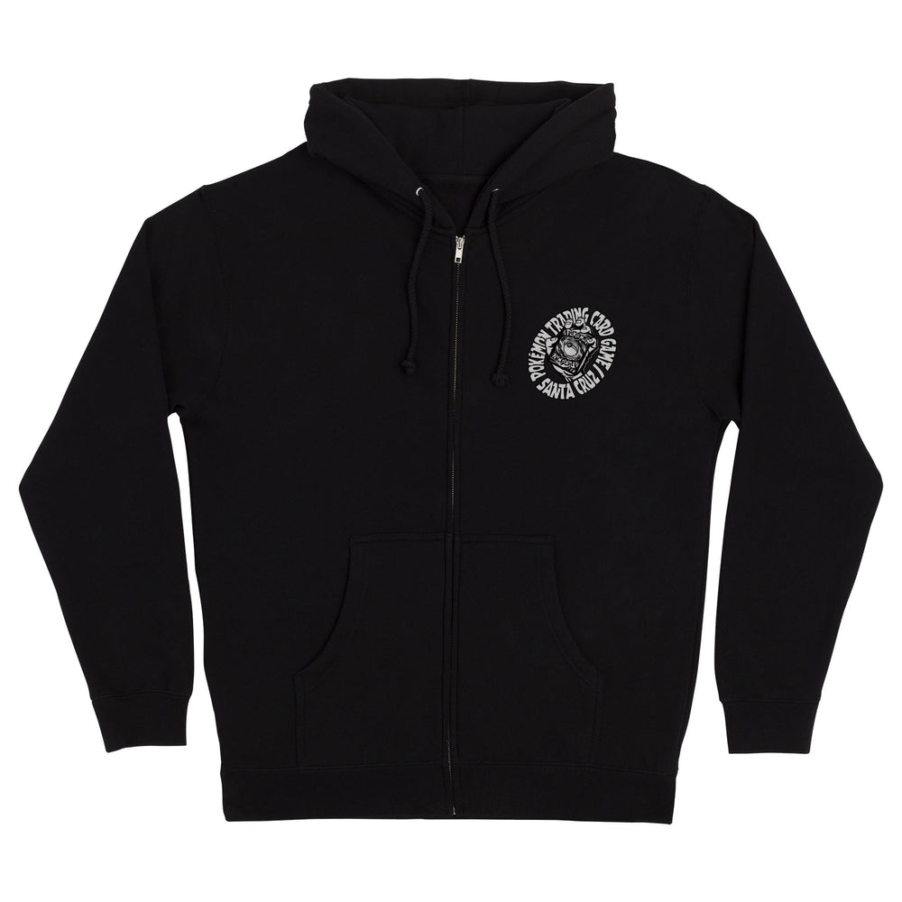 Santa Cruz Pokémon TCG Hand Zip Hooded Heavyweight Sweatshirt - Black