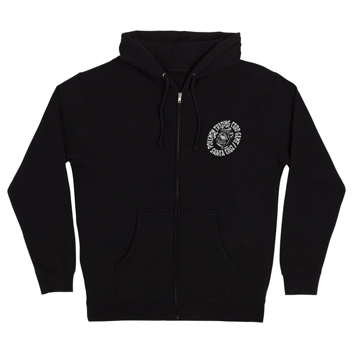 Santa Cruz Pokémon TCG Hand Zip Hooded Heavyweight Sweatshirt - Black