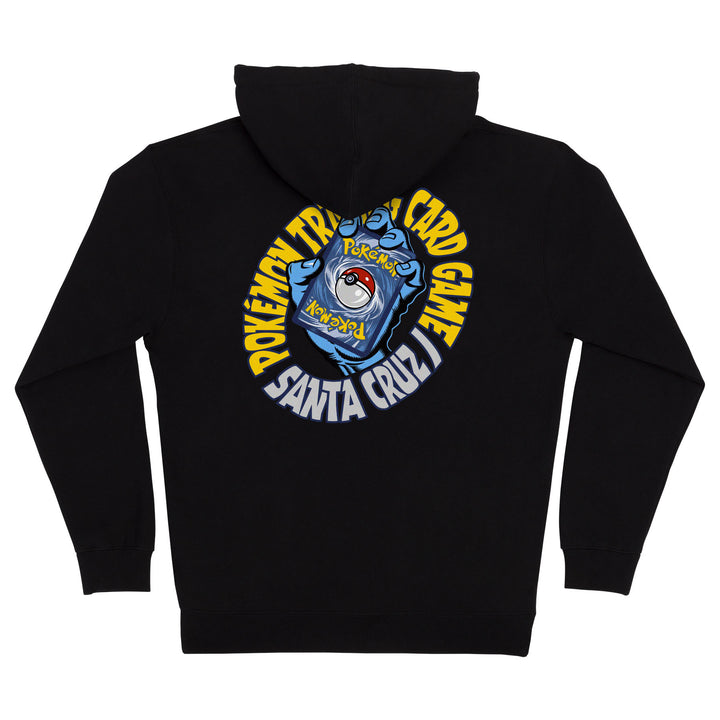 Santa Cruz Pokémon TCG Hand Zip Hooded Heavyweight Sweatshirt - Black