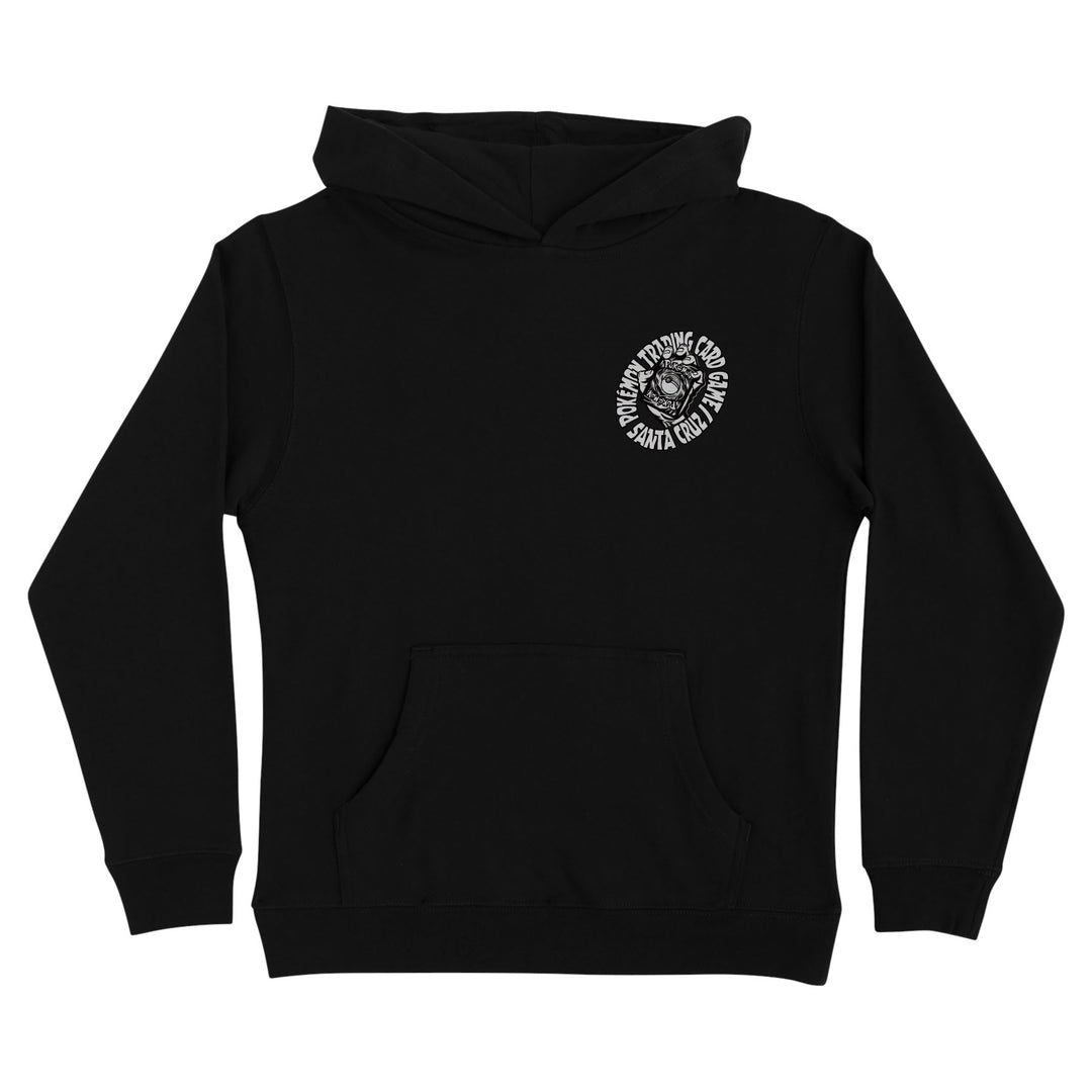 Santa Cruz Pokémon TCG Hand Youth P/O Hooded Midweight Sweatshirt - Black