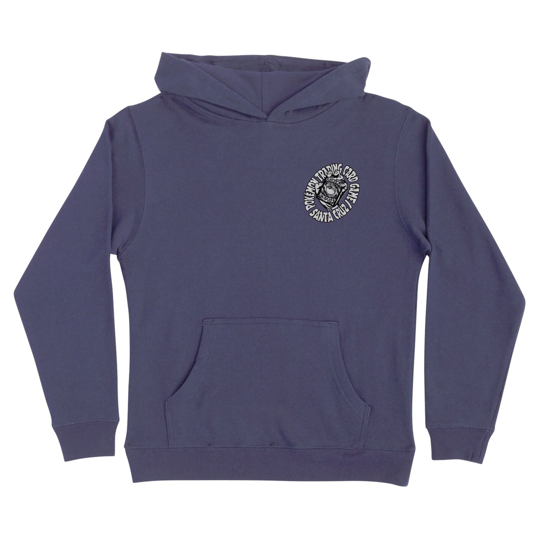 Santa Cruz Pokémon TCG Hand Youth P/O Hooded Midweight Sweatshirt - Storm Blue