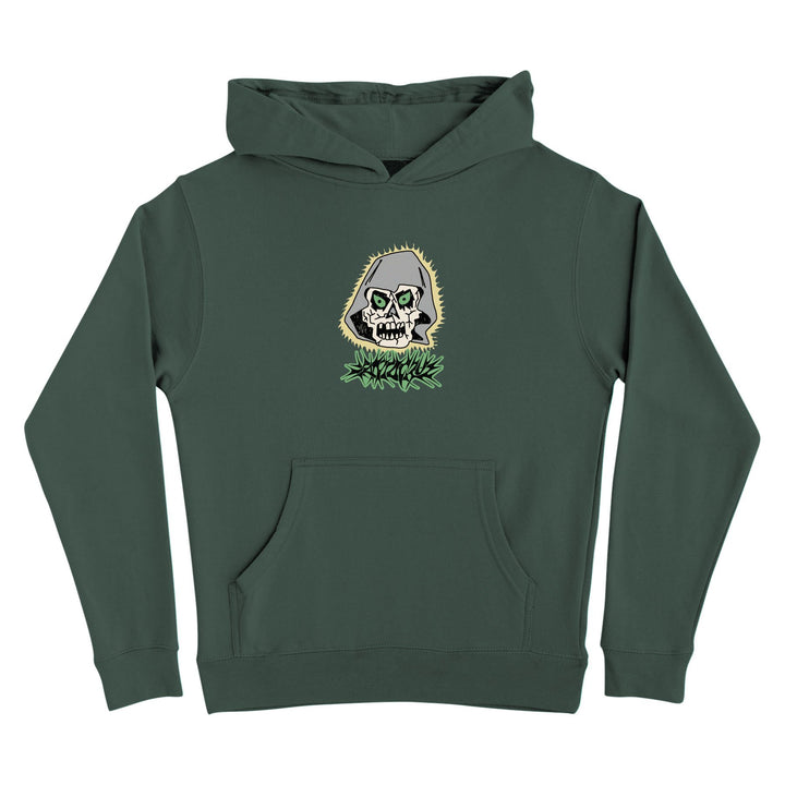 Santa Cruz Scribble Head Center Youth P/O Hooded Midweight Sweatshirt