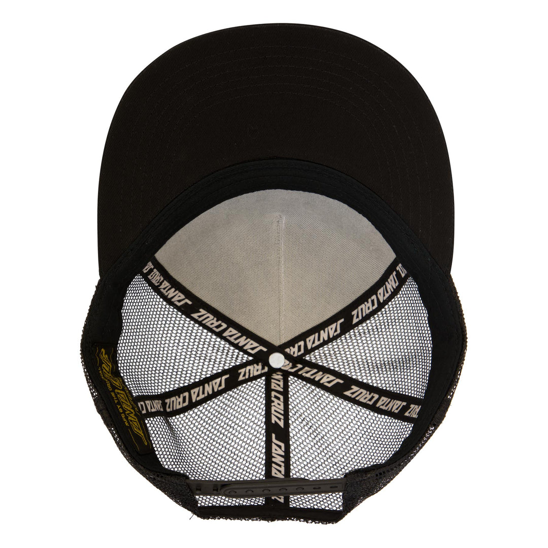 Santa Cruz Cruz Embroidered Mesh Trucker High Profile Hat