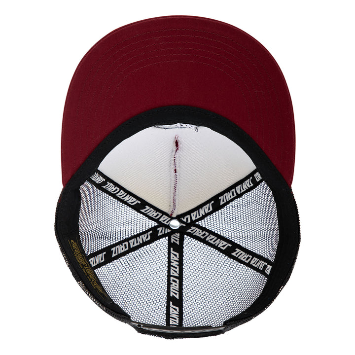 Santa Cruz Cruz Embroidered Mesh Trucker High Profile Hat
