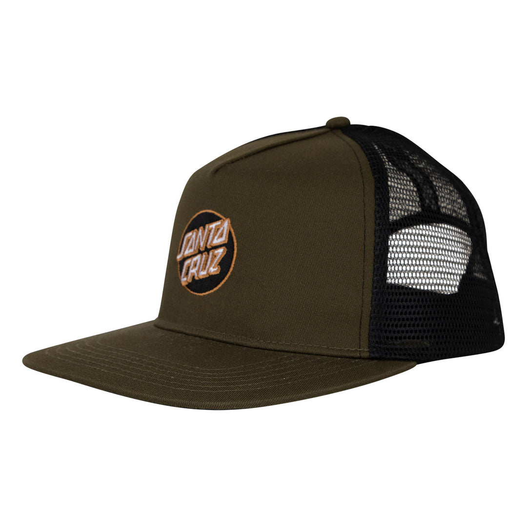 Santa Cruz Cruz Embroidered Mesh Trucker High Profile Hat
