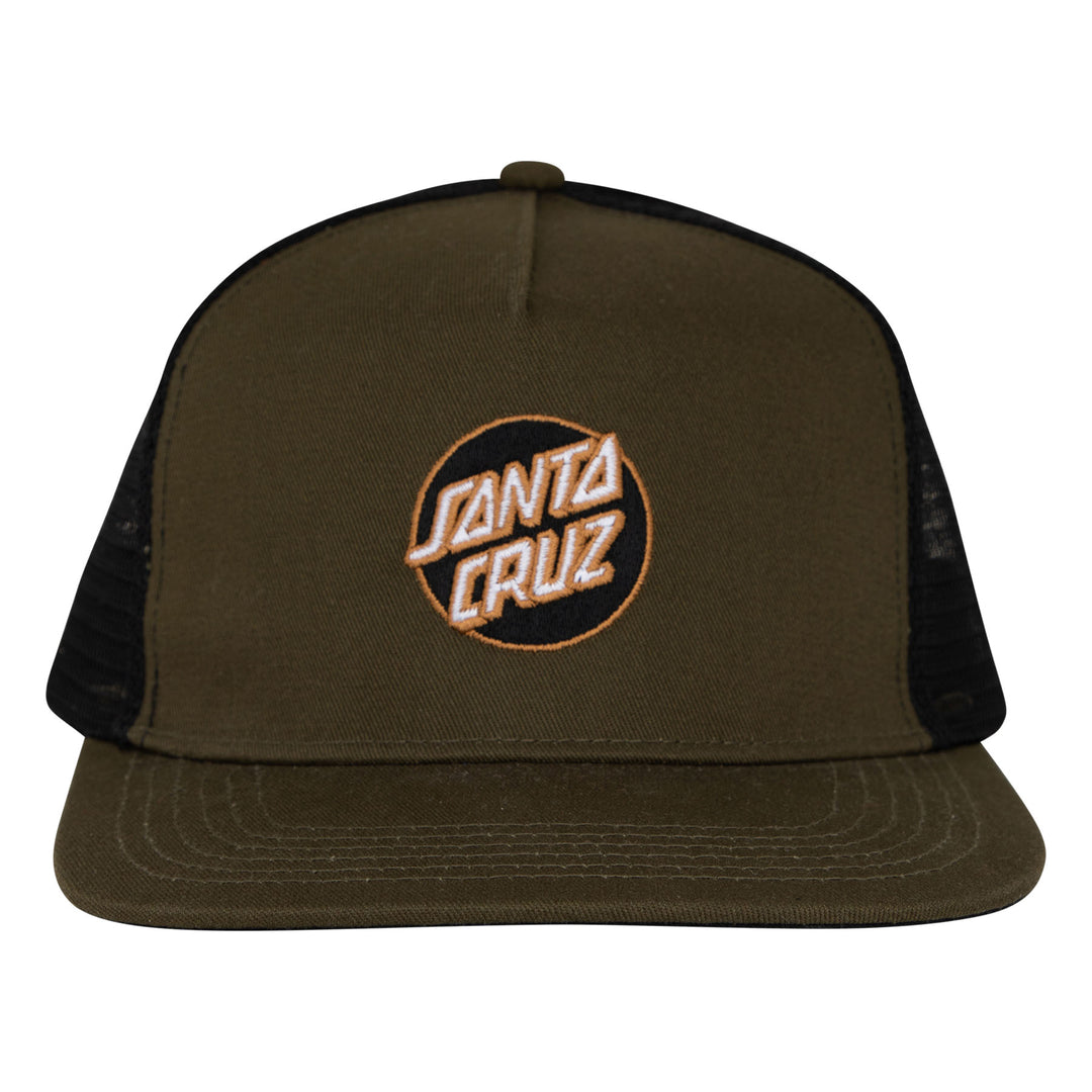 Santa Cruz Cruz Embroidered Mesh Trucker High Profile Hat