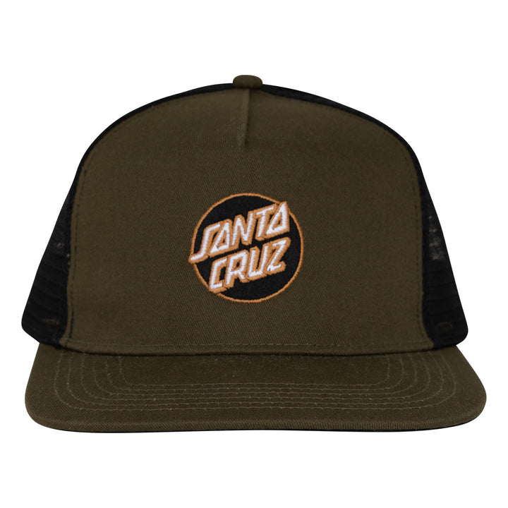 Santa Cruz Cruz Embroidered Mesh Trucker High Profile Hat