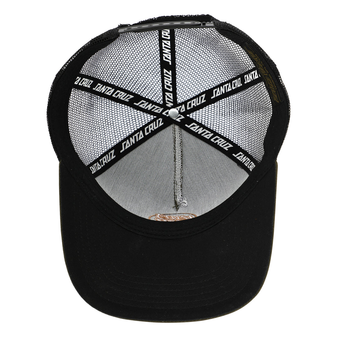 Santa Cruz Cruz Embroidered Mesh Trucker High Profile Hat