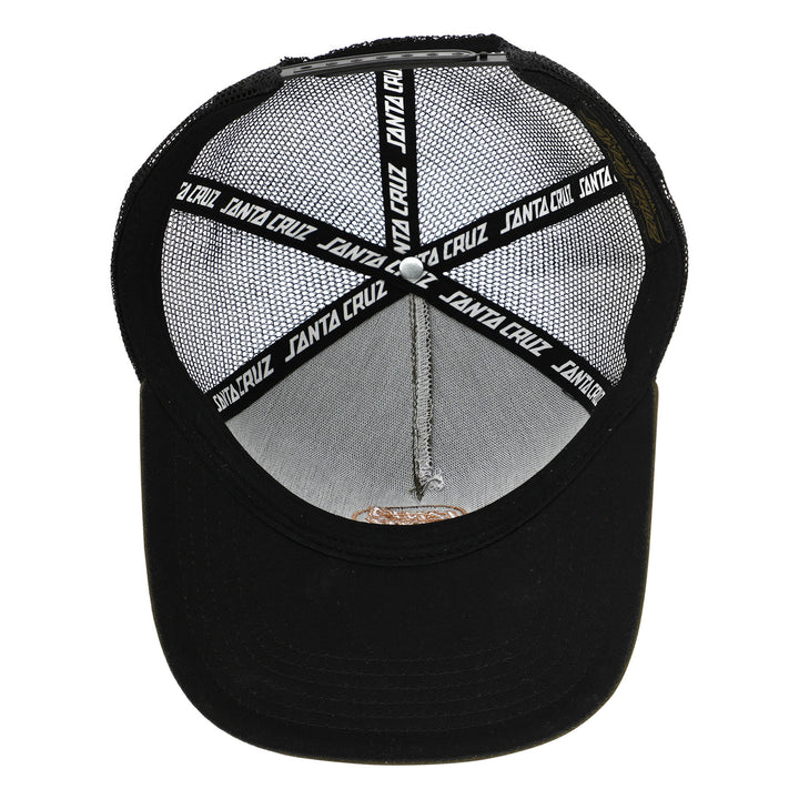 Santa Cruz Cruz Embroidered Mesh Trucker High Profile Hat