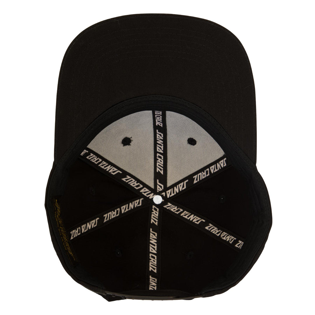 Santa Cruz Cruz Label Snapback Structured Hat