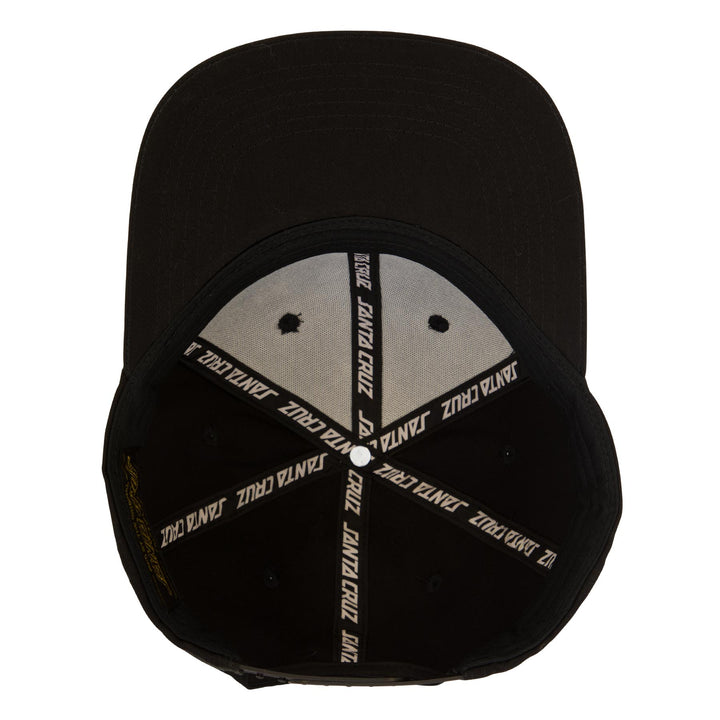 Santa Cruz Cruz Label Snapback Structured Hat