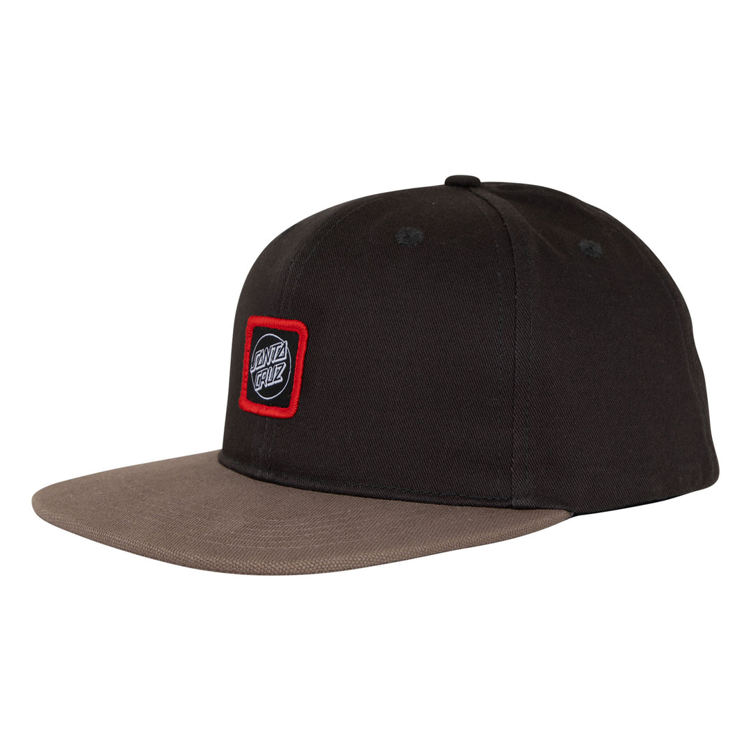 Santa Cruz Cruz Label Snapback Structured Hat