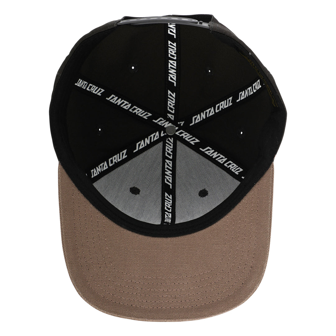 Santa Cruz Cruz Label Snapback Structured Hat