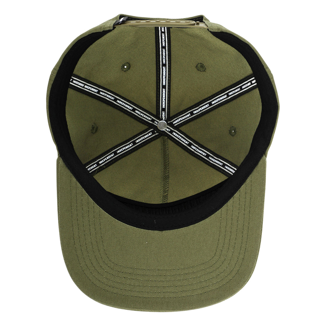 Independent Bar Logo Snapback Unstructured Hat