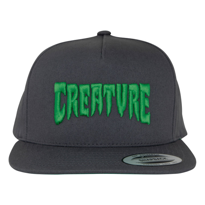 Creature Mono Logo Snapback Structured Hat