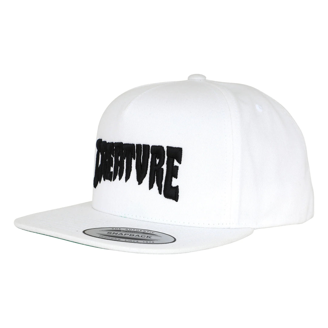Creature Mono Logo Snapback Structured Hat