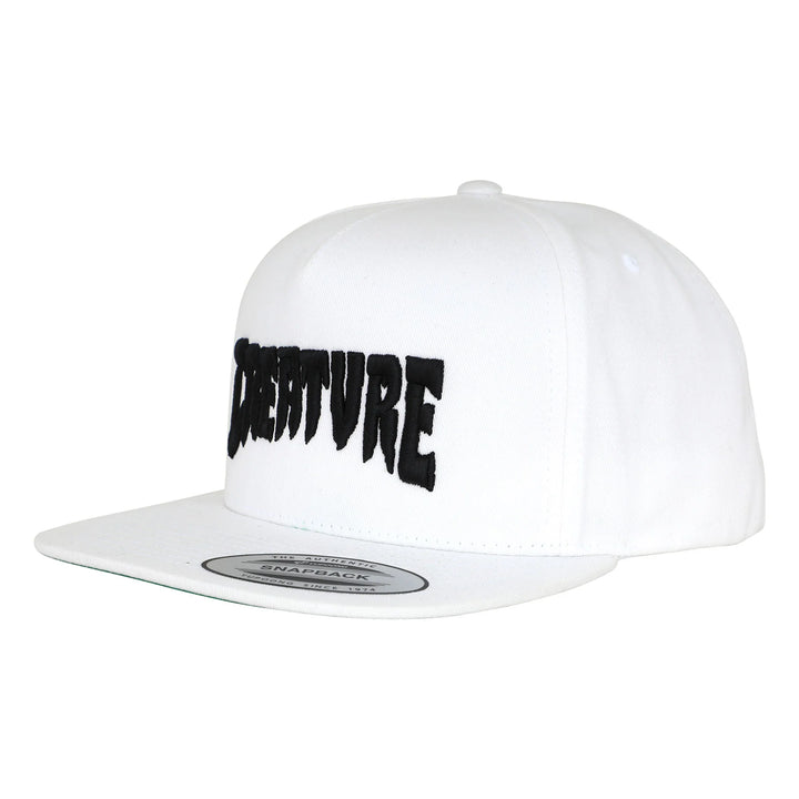Creature Mono Logo Snapback Structured Hat