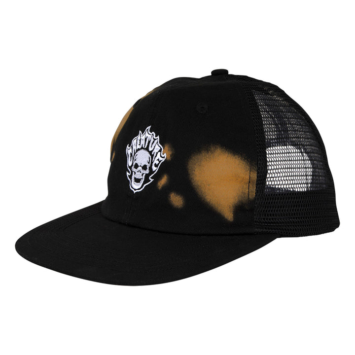 Creature Bonehead Flame Wash Mesh Trucker Unstructured Hat