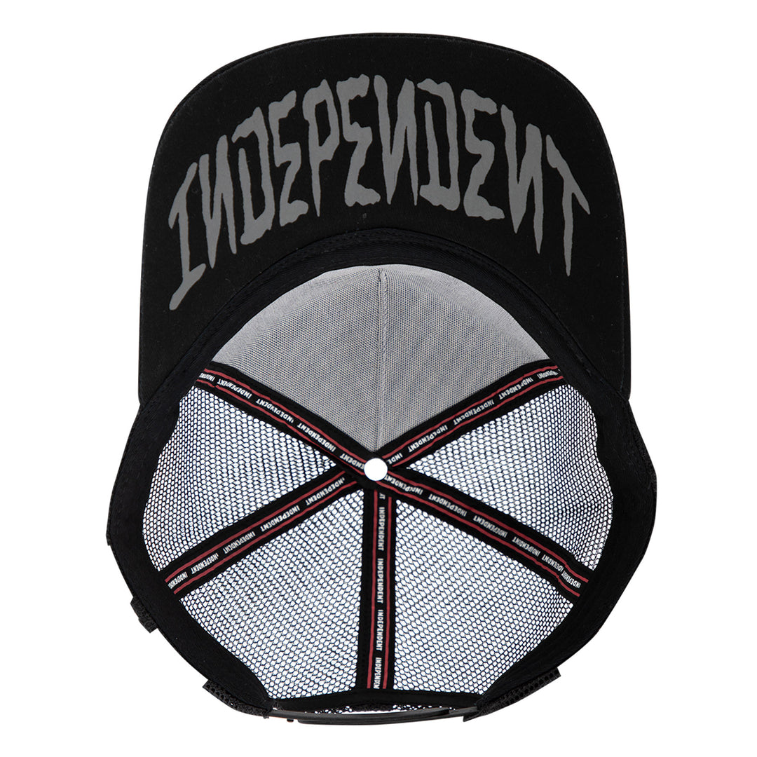 Independent Dressen Skull Rose Snapback Structured Hat