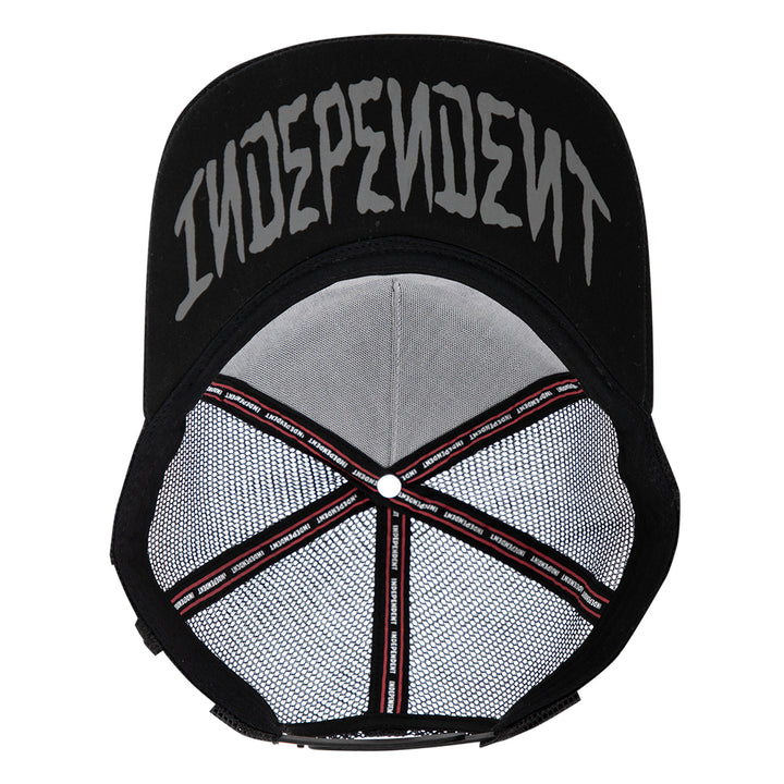 Independent Dressen Skull Rose Snapback Structured Hat