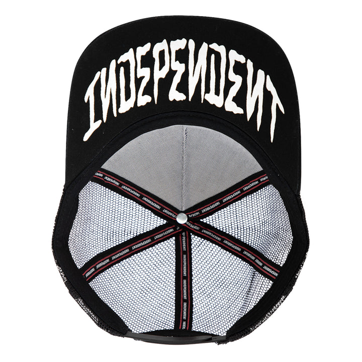 Independent Dressen Skull Rose Snapback Structured Hat
