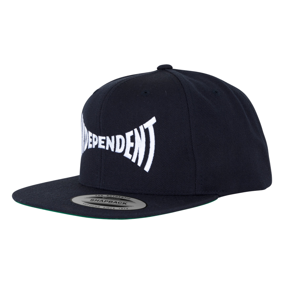 Independent Span Embroidered Snapback Structured Hat