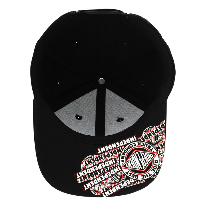 Independent Sticker Slap Snapback Unstructured Hat