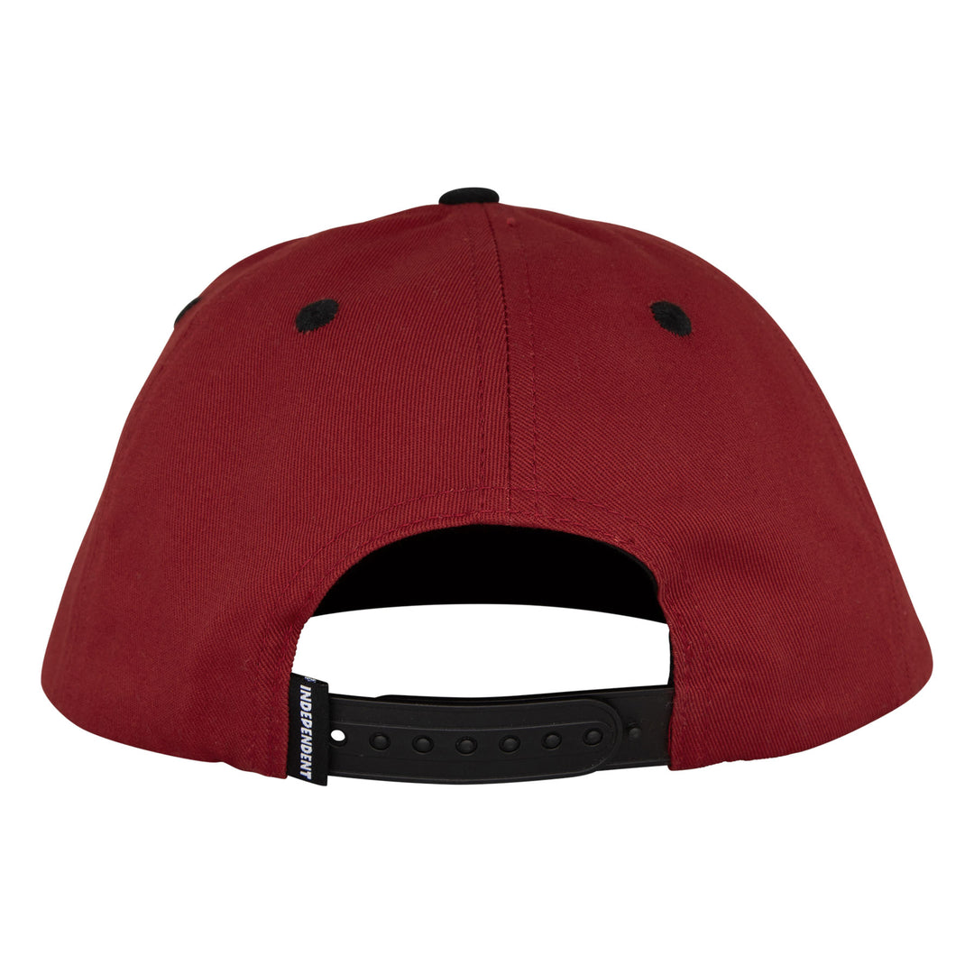 Independent Sticker Slap Snapback Unstructured Hat