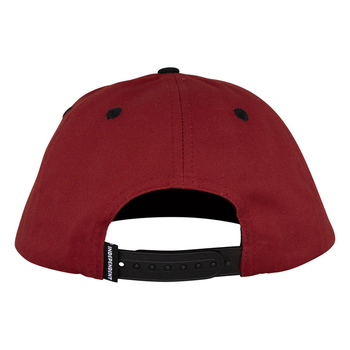 Independent Sticker Slap Snapback Unstructured Hat