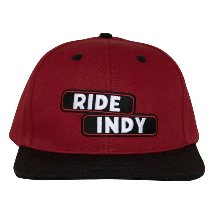 Independent Sticker Slap Snapback Unstructured Hat