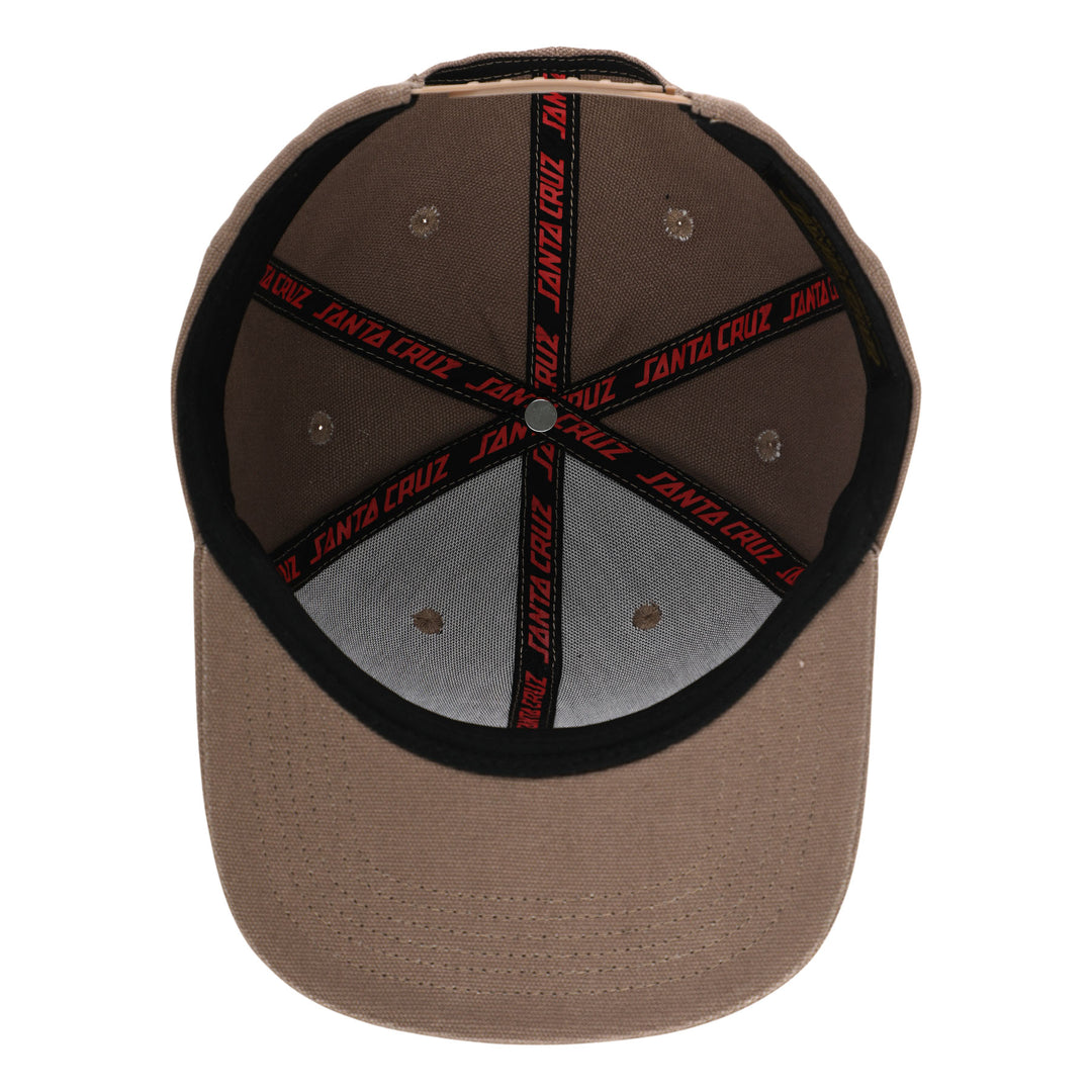 Santa Cruz Plasma Stacked Strip Snapback Structured Hat