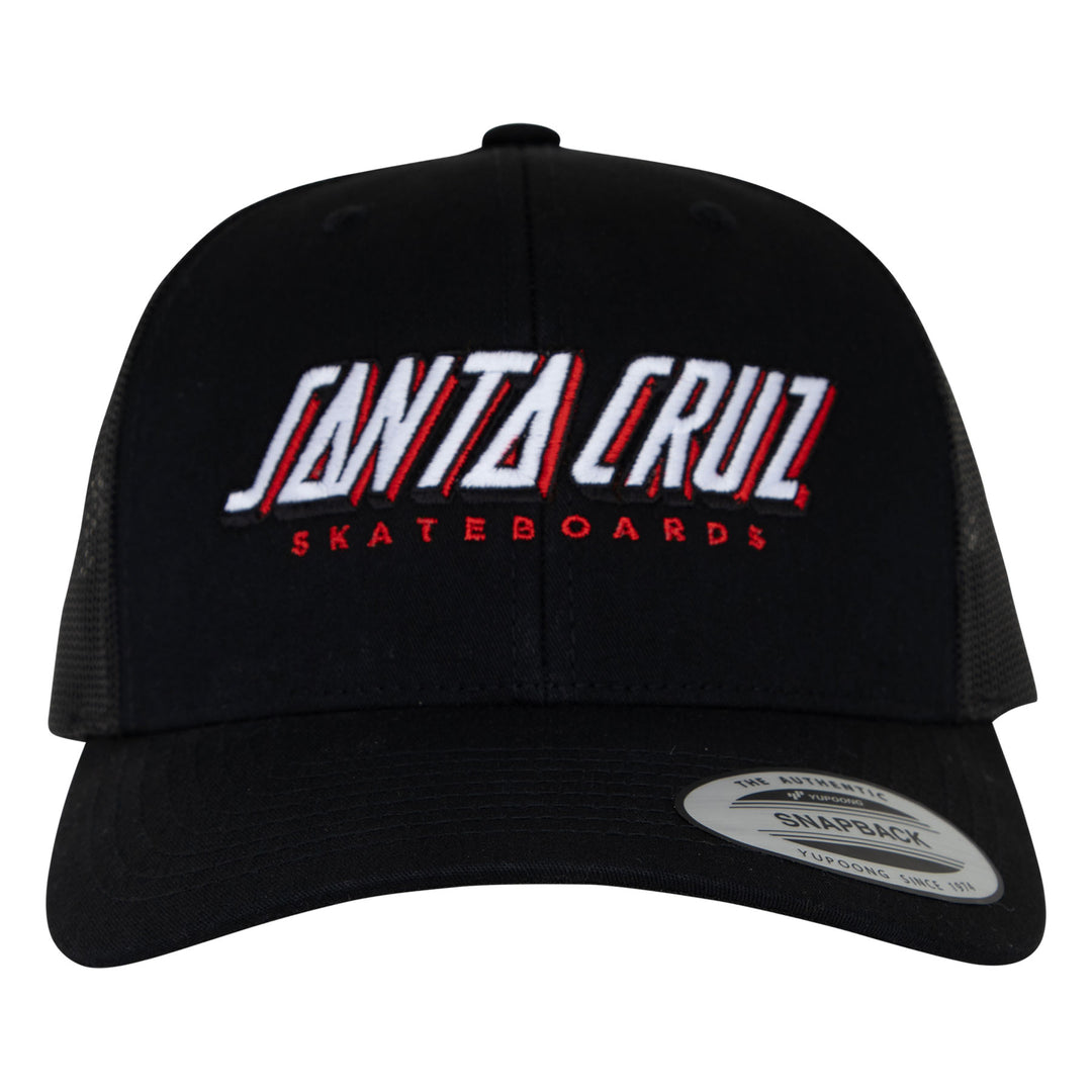 Santa Cruz Big Strip Snapback Structured Hat