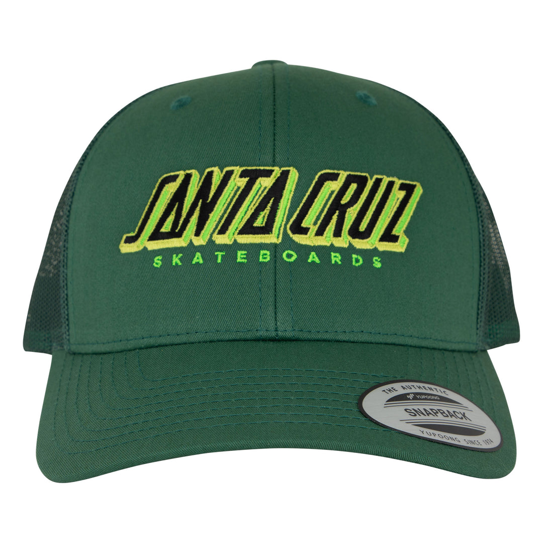 Santa Cruz Big Strip Snapback Structured Hat