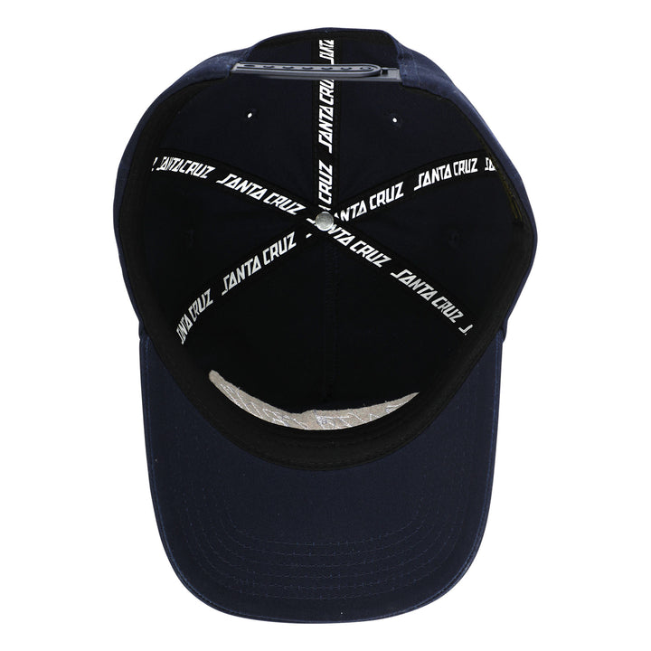 Santa Cruz Strip Felt Snapback Unstructured Hat