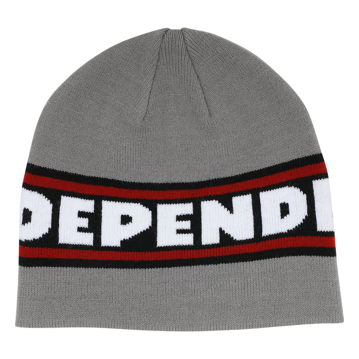 Independent Bar Logo Skull Beanie