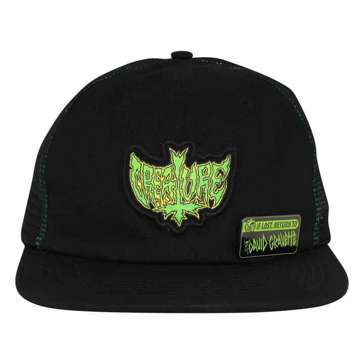 Creature Gravette Hippie Skull Snapback Unstructured Hat