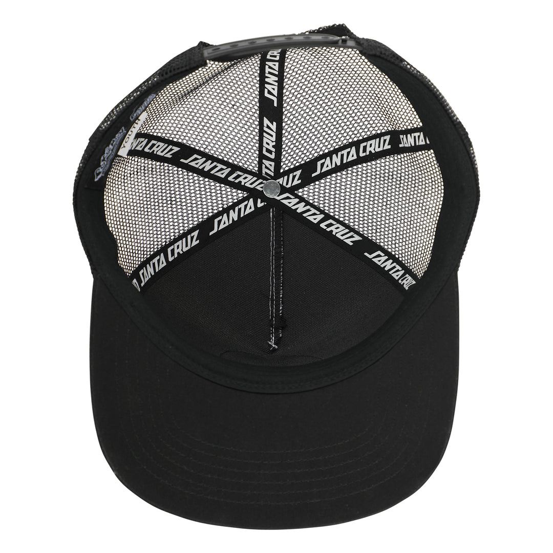 Santa Cruz Pokémon TCG Hand Youth Mesh Trucker Structured Hat - White/Black