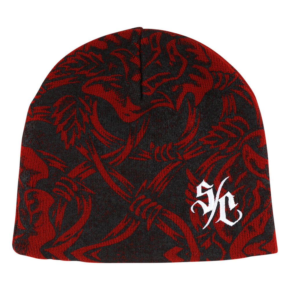 Santa Cruz Dressen Pen Roses Skull Cap Beanie