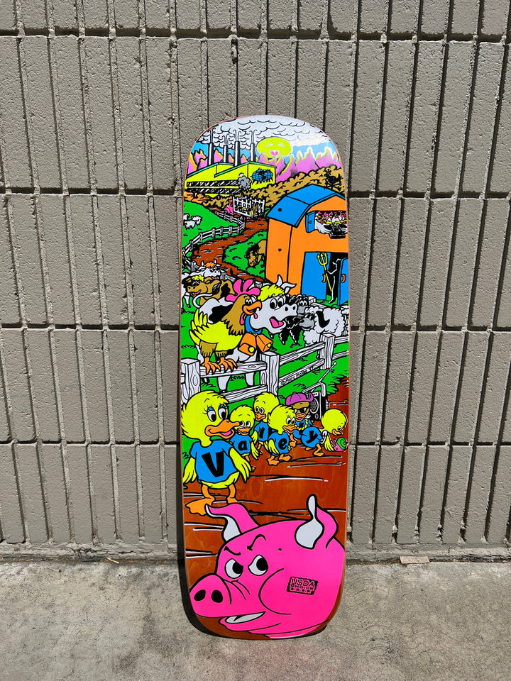 World Industries Mike Vallely Barnyard [Autograph Option] Skateboard Deck