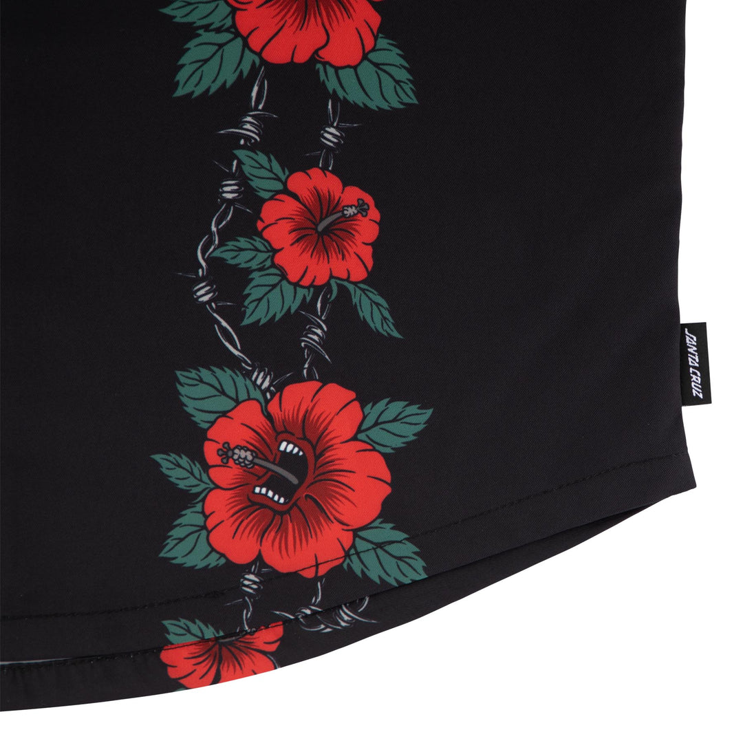 Santa Cruz Screaming Cabana Party Button Up Shirt