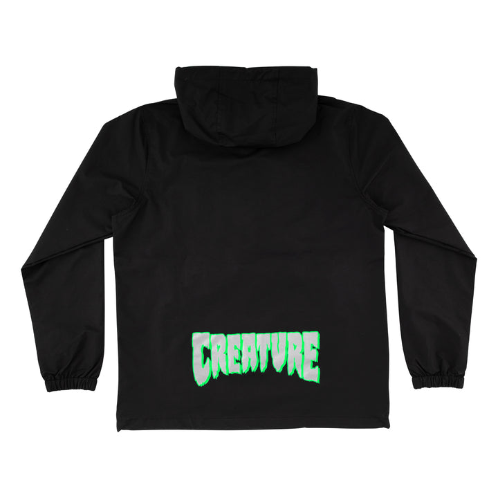 Creature Patent Hooded Windbreaker