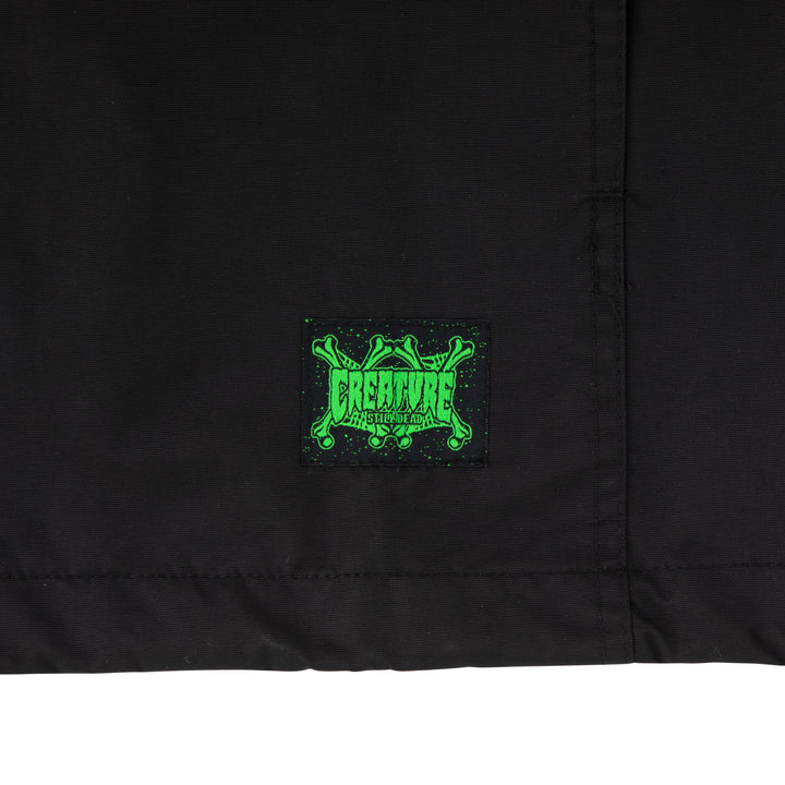 Creature Patent Hooded Windbreaker
